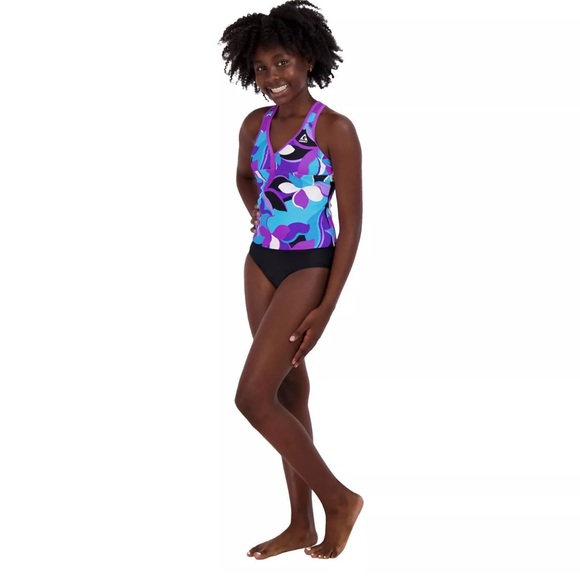 Gerry Weber Other - Gerry Youth 3 piece Swim Set UPF 30+ Purple & Yellow, Size M-10/12